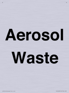 Aerosol Waste